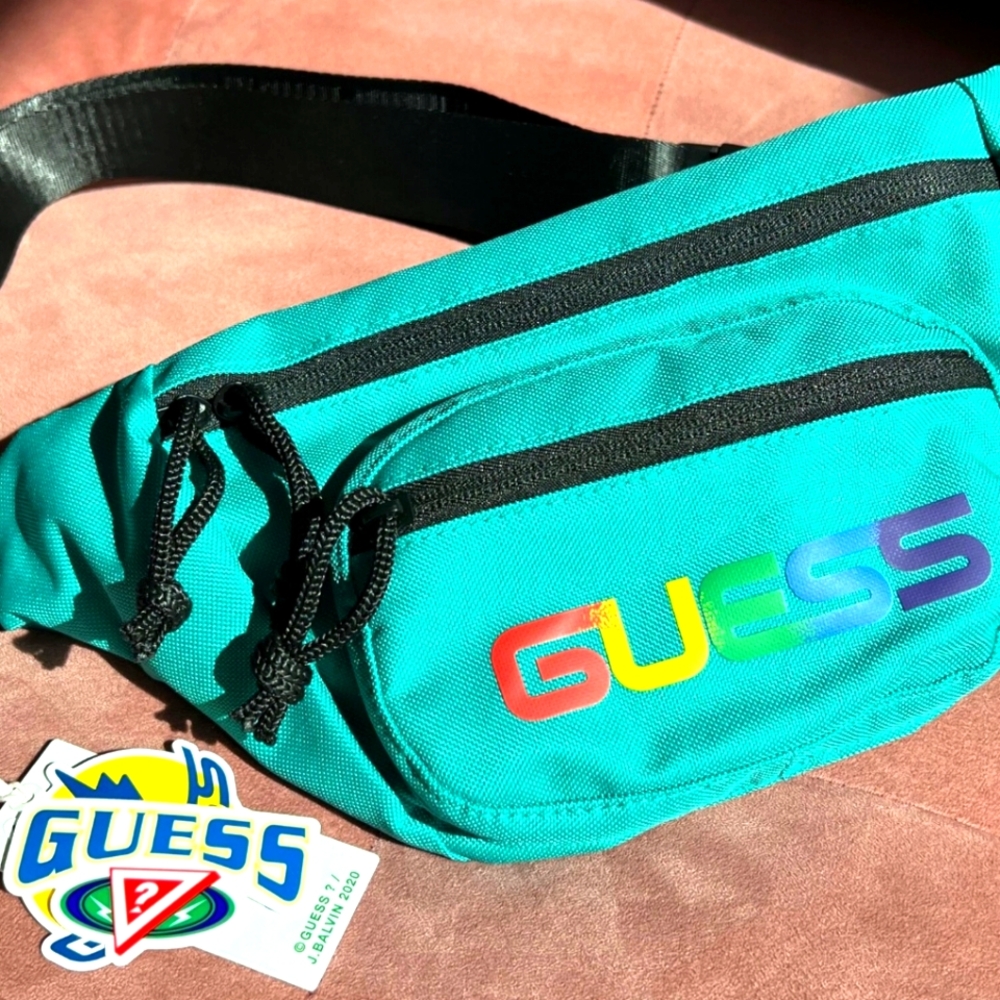 GUESS x JBalvin collab fanny pack